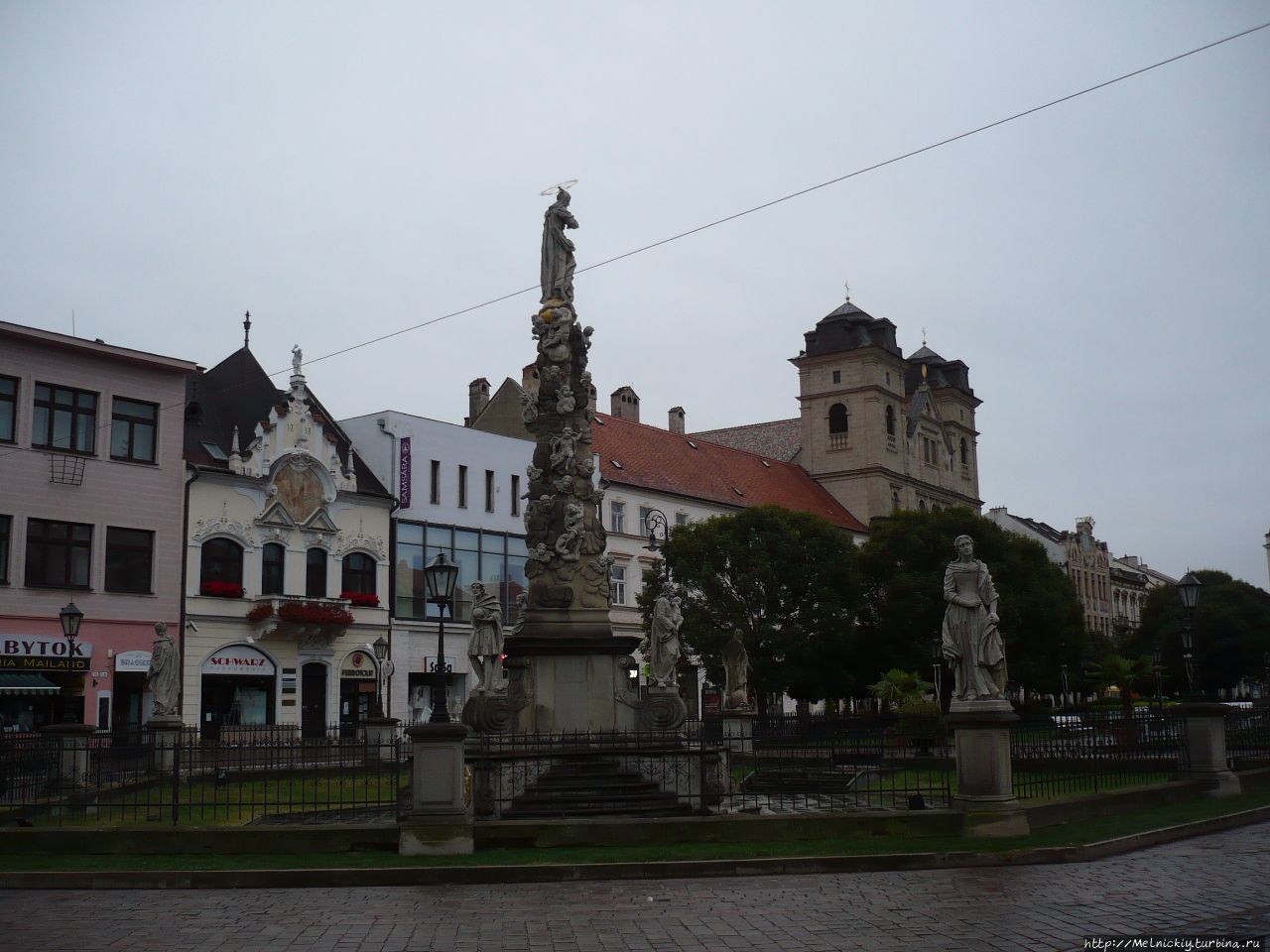 Чумная колонна Кошице, Словакия