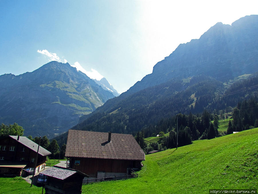 Interlaken Швейцария зеленые