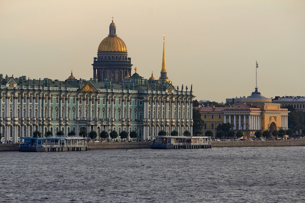 Виды Санкт-Петербурга со стен Петропавловской крепости Санкт-Петербург, Россия