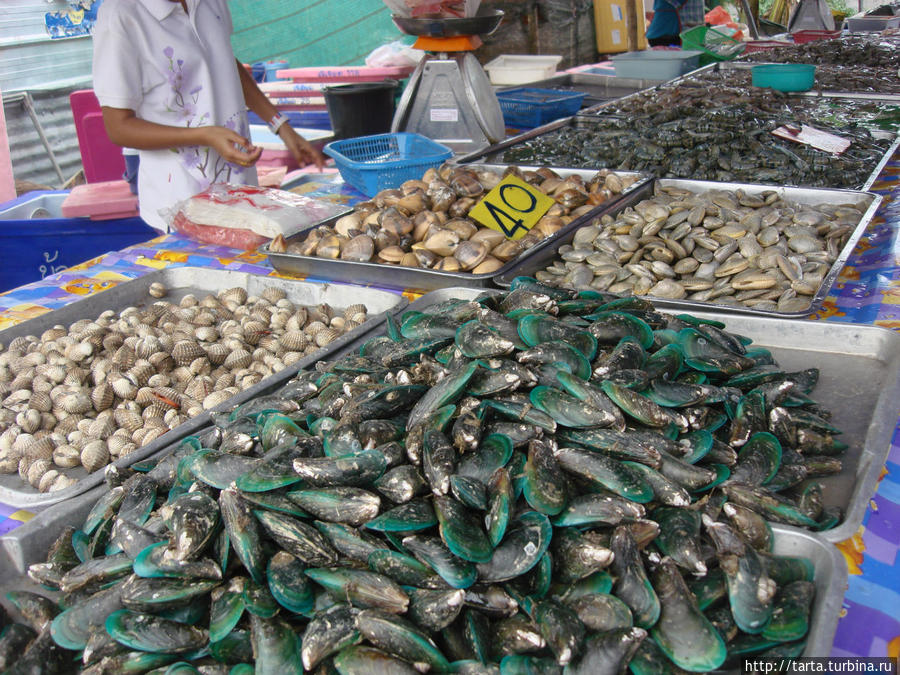 Груды морепродуктов Пхукет, Таиланд