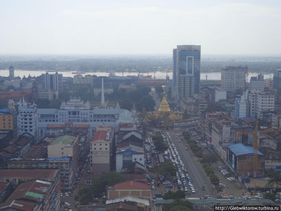 Одна из лучших обзорных точек в Янгоне Янгон, Мьянма