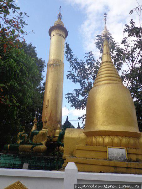 Посещение пагоды Ар Лан Нга Чинт Янгон, Мьянма