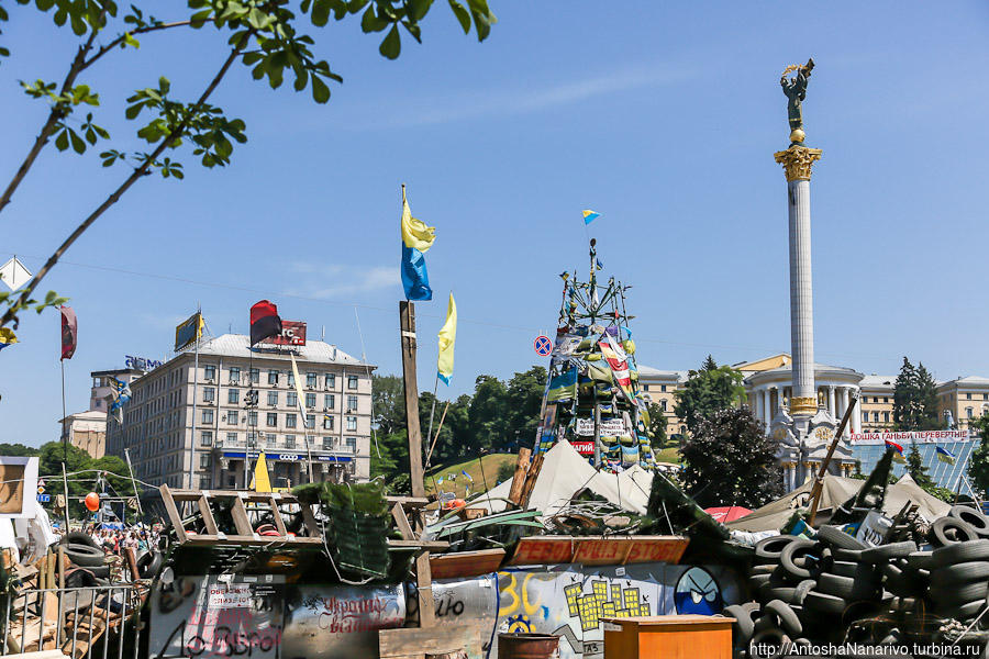 Прогулка по Майдану Киев, Украина
