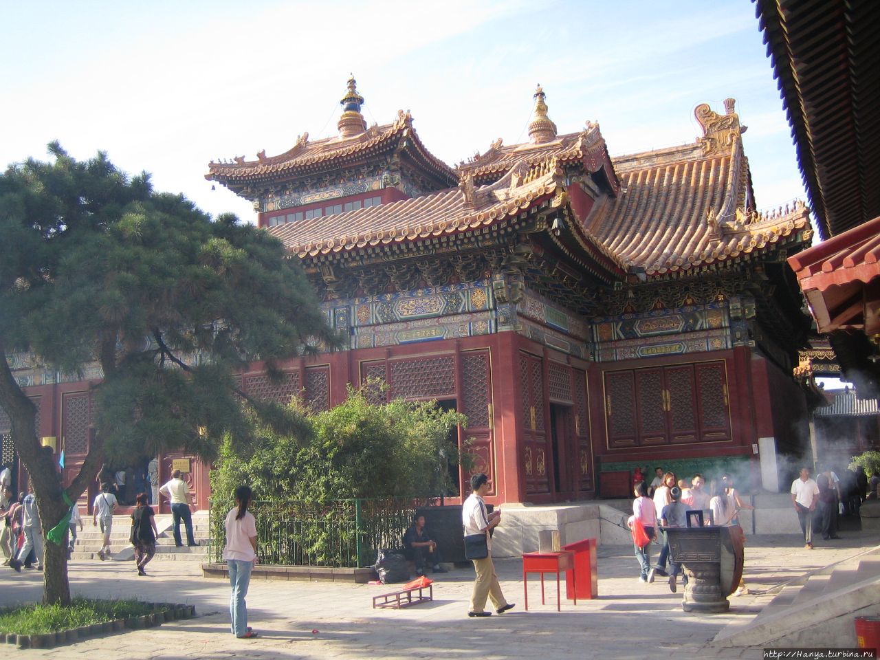 Храм Юнхэгун.  Фалуньдянь – Павильон Колеса Закона Пекин, Китай