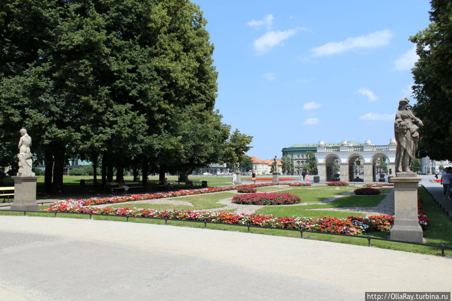 Саксонский сад Варшава, Польша