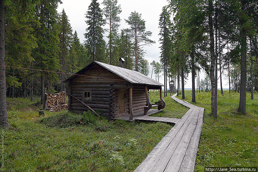 Охотничья заимка. Банька.