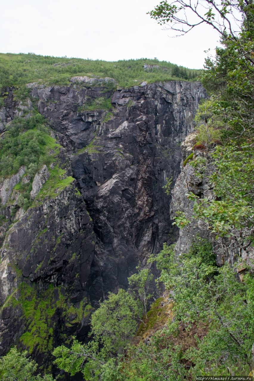 Самый высокий водопад Норвегии Вёрингсфоссен, Норвегия