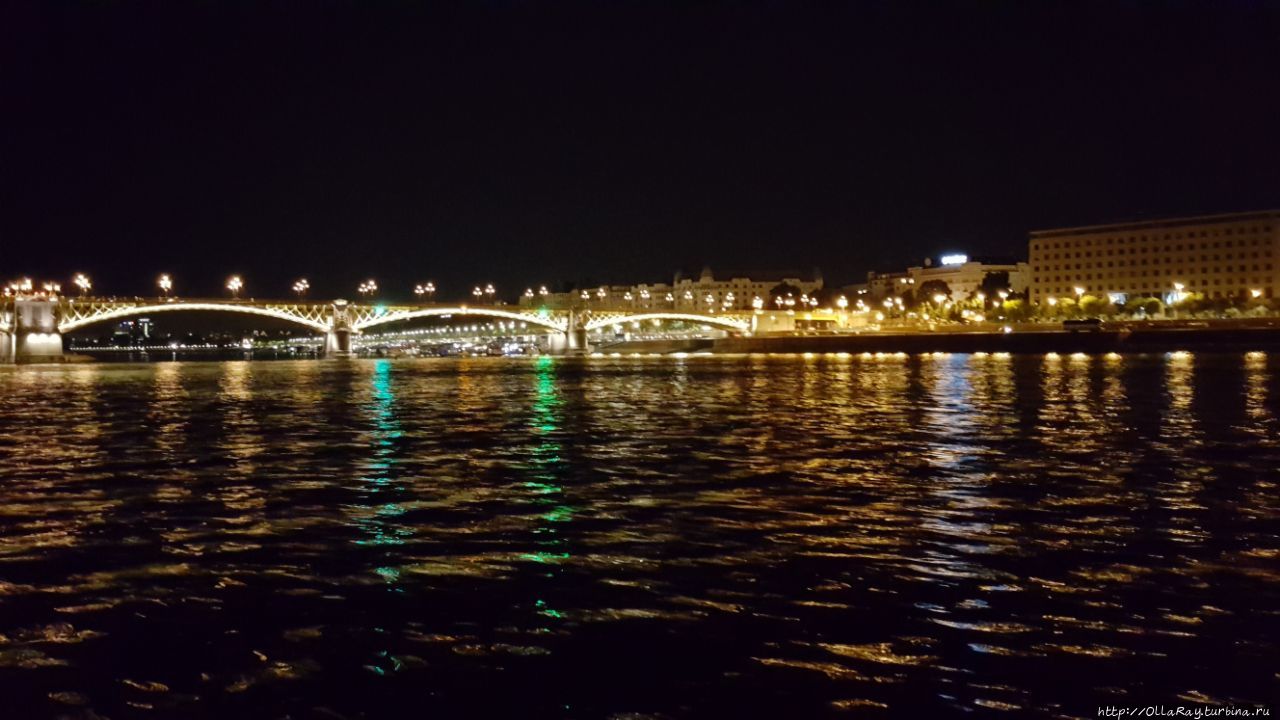Панорама на мост Маргит Будапешт, Венгрия