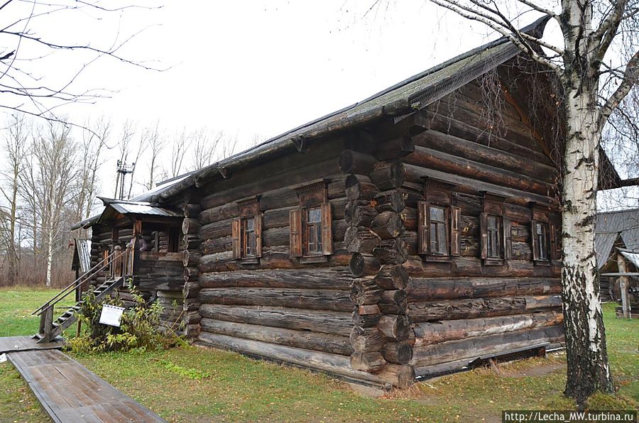 Дом Щипелева из деревни Аристиха XIX век Кострома, Россия