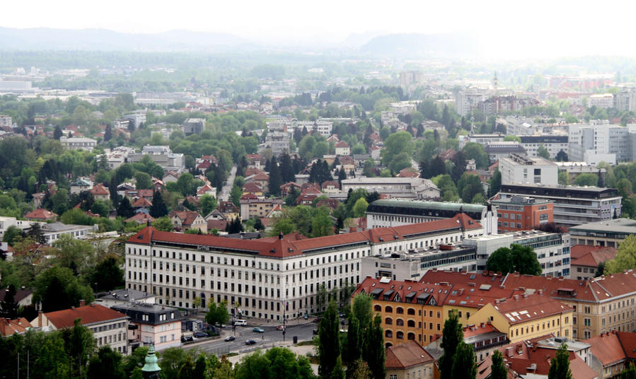 Лучшая смотровая площадка Любляны