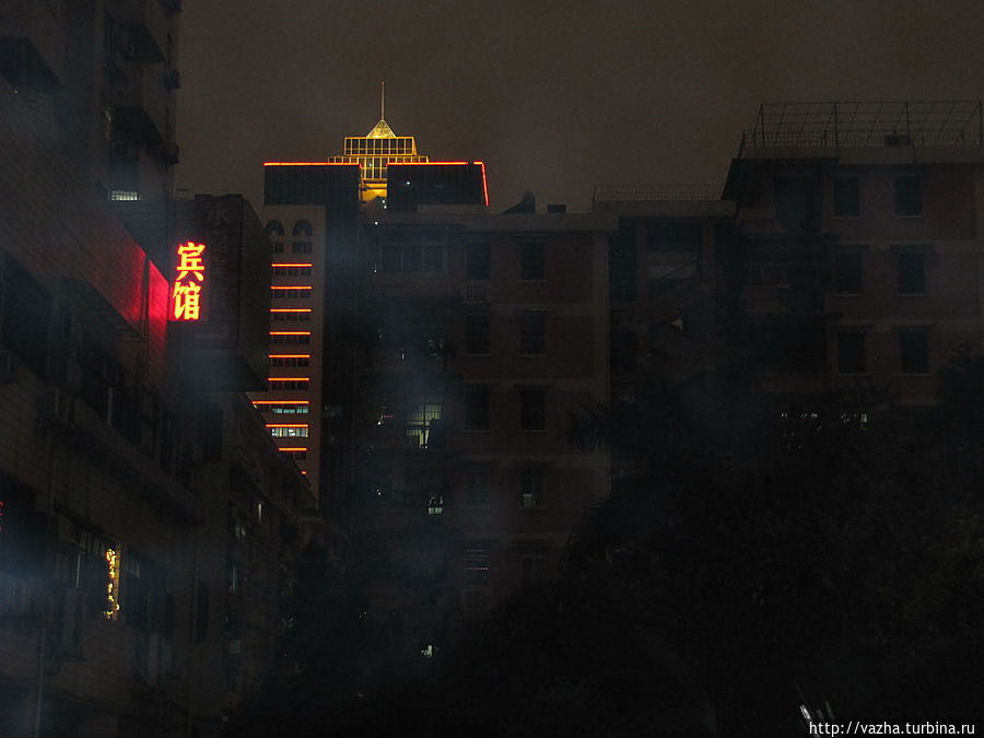 Гуанджоу в огнях Гуанчжоу, Китай