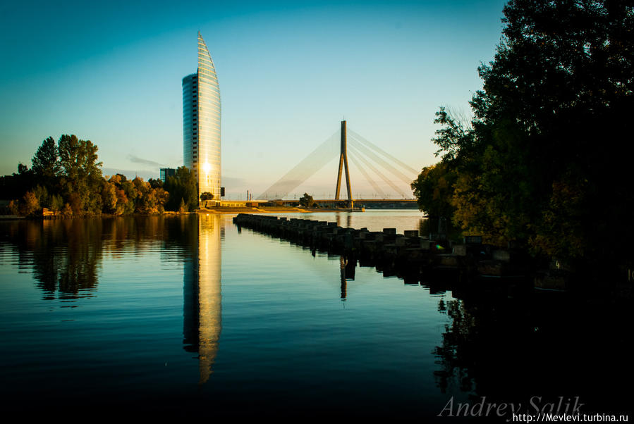 Агенскалнский залив Рига, Латвия