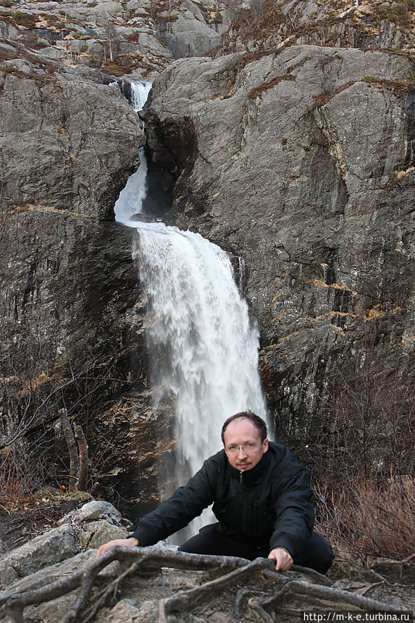 Водопад Монафоссен. Первый водопад, как первая любовь Фрафьорд, Норвегия