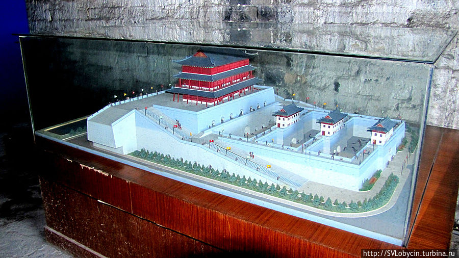 Макет южной крепости городской стены Нанкин, Китай