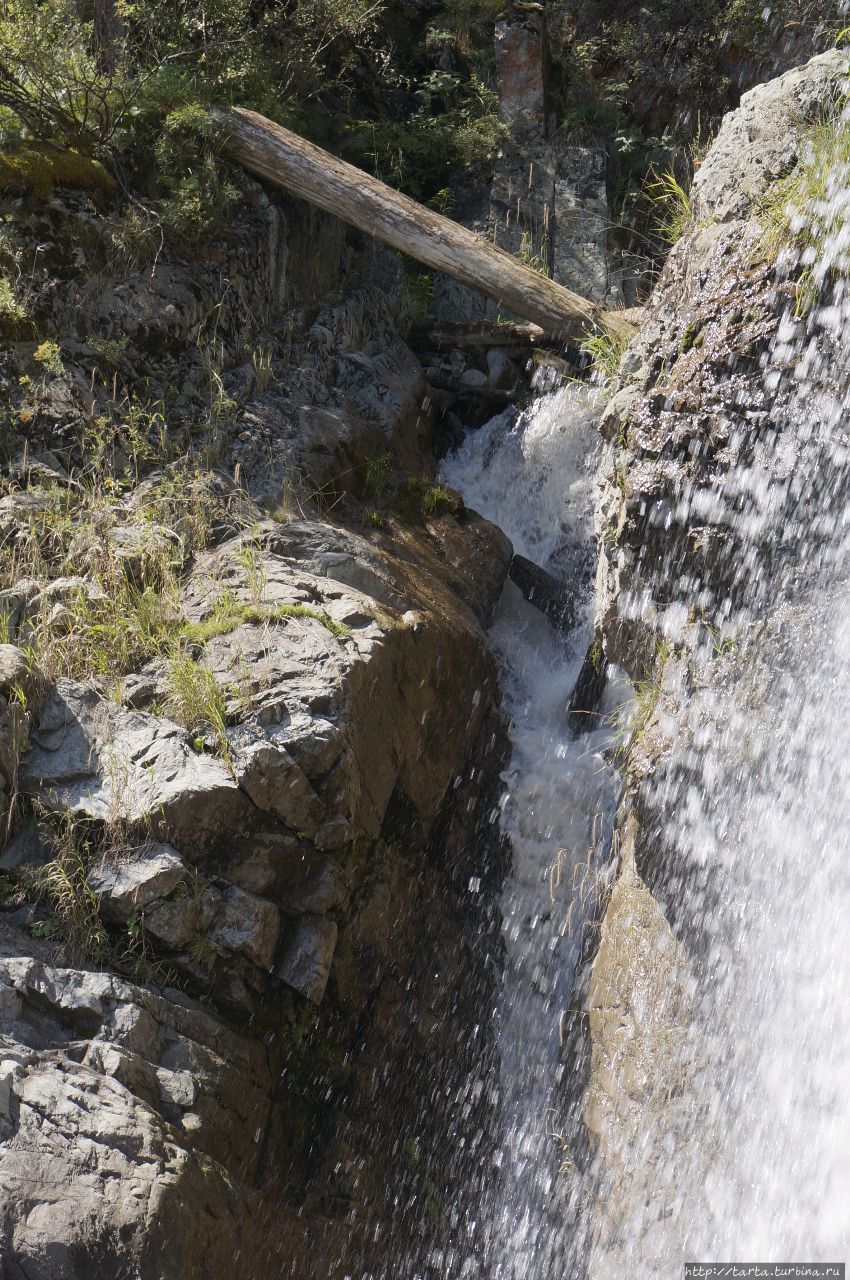 Камышлинский водопад время спустя Камышлинский водопад, Россия