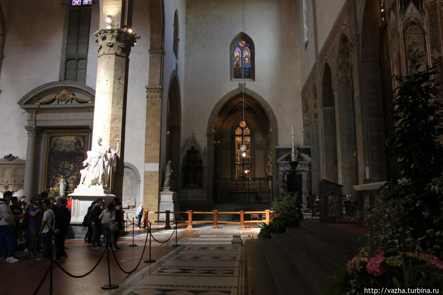 Базилика Санта-Кроче. Первая Часть. Флоренция, Италия