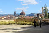 Вид с сада на Флоренцию.