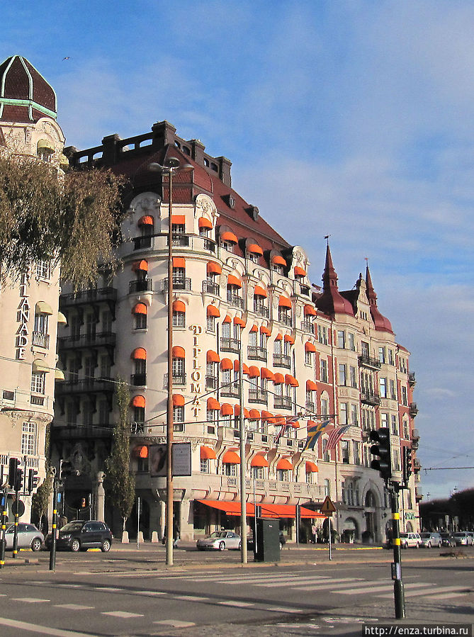 Отель Дипломат на набережной Strandvägen Стокгольм, Швеция