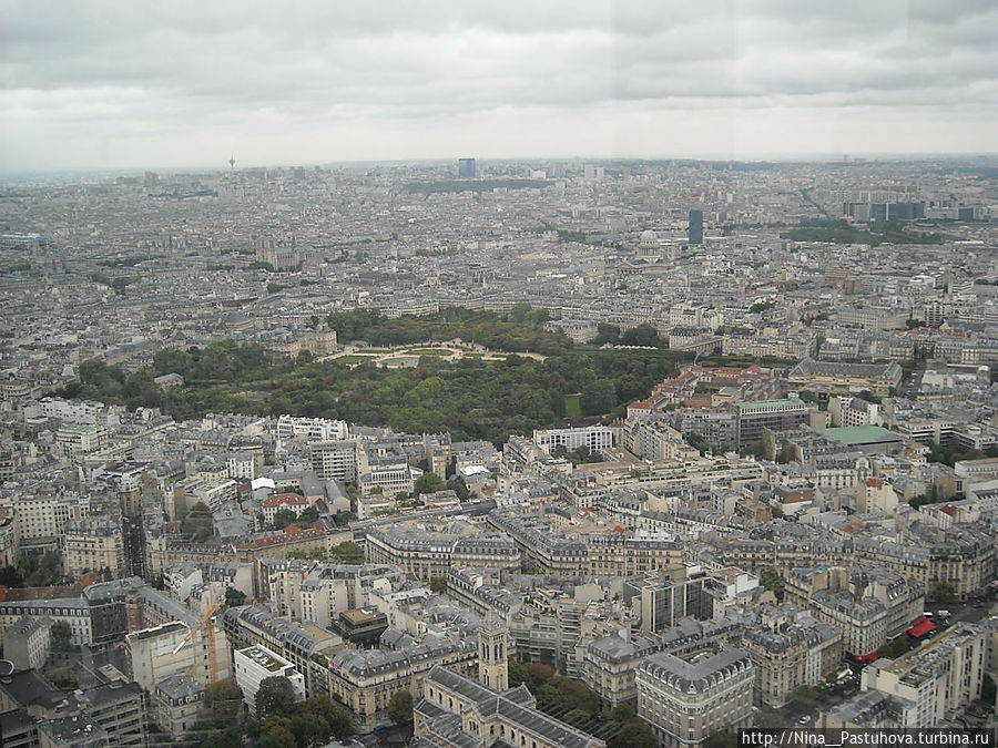 Виды с башни Монпарнас Париж, Франция