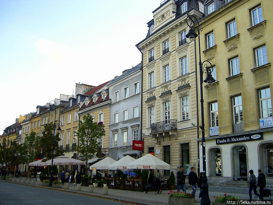 Архитектура Краковского предместья Варшава, Польша
