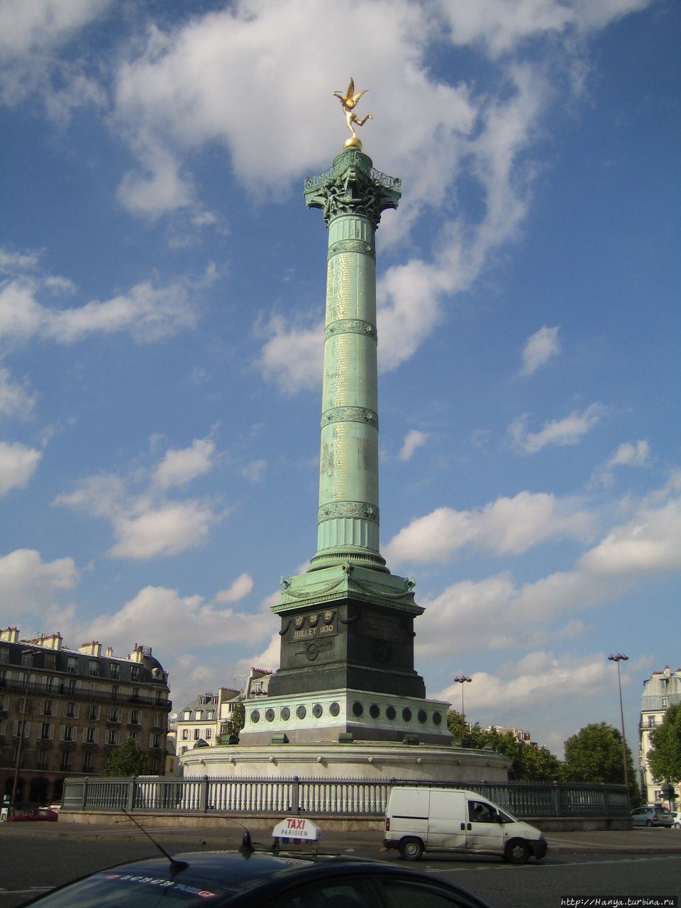 Площадь Бастилии Париж, Франция