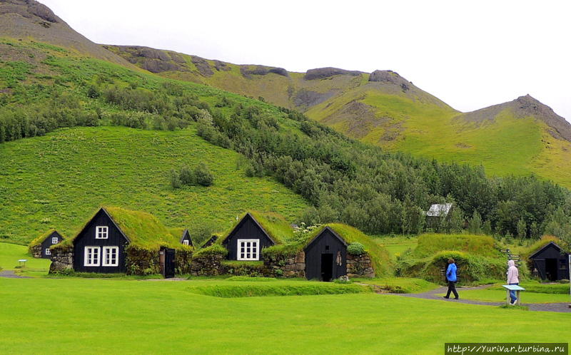 Исландские деревенские дома Скогар, Исландия