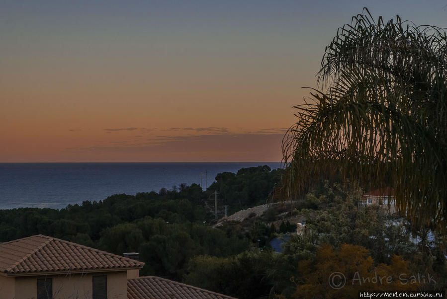 На закате Ситжес, Испания