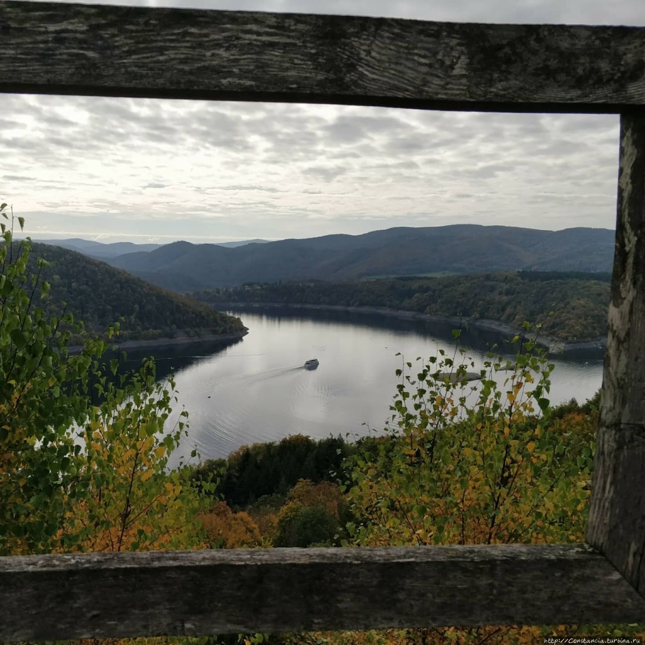 Озеро Эдер ( Edersee) Земля Гессен, Германия