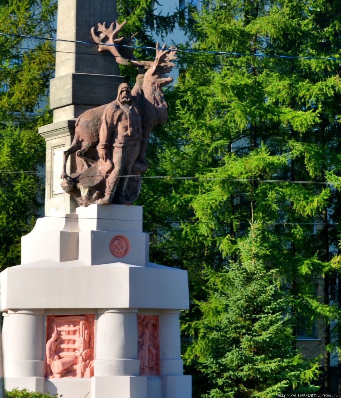 Архангельск. Историческая часть города Архангельск, Россия