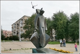 Памятник соловецким юнгам, погибшим во время Великой Отечественной войны.