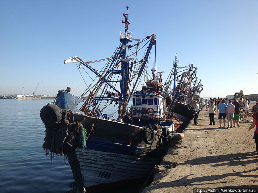 В порту Агадира.