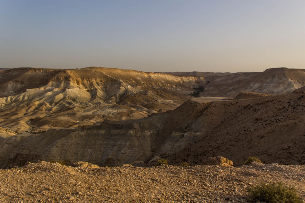 Пустыня Негев. Ущелье Цин Негев Пустыня, Израиль