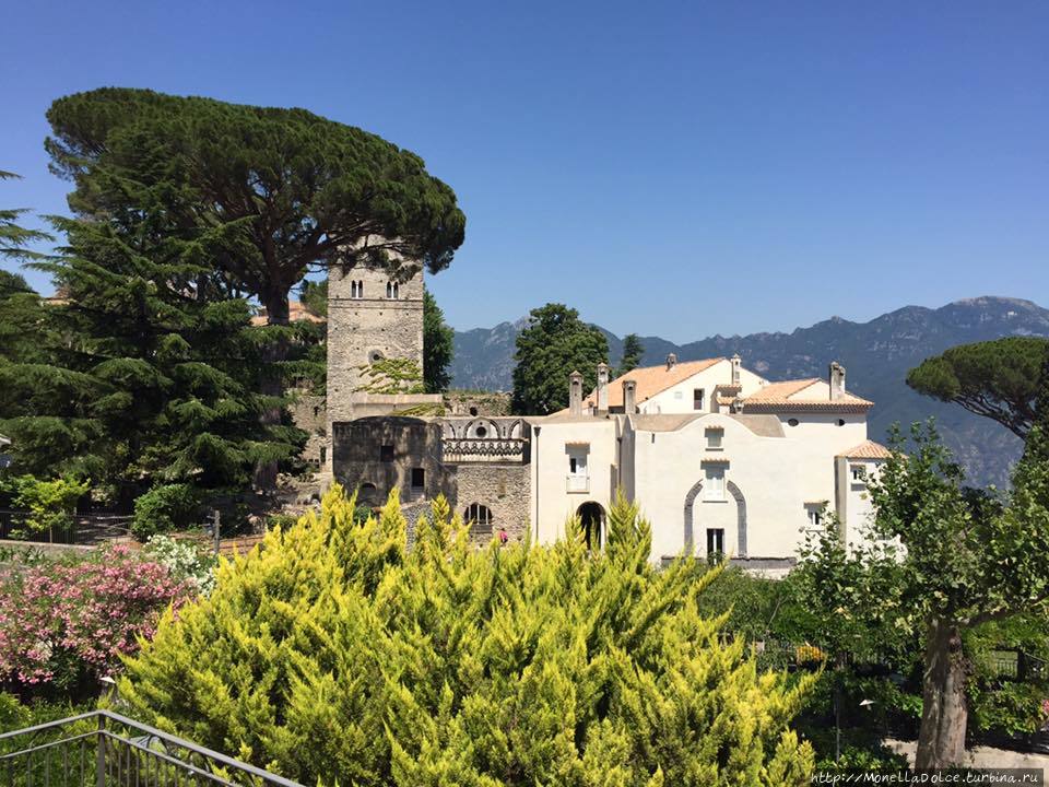 Ravello: villa Rufolo в августе Равелло, Италия