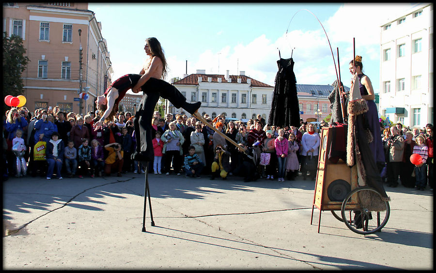 III международный фестиваль уличных театров Тула, Россия