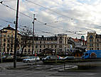 крупнейшая транспортная развязка города Карлплац