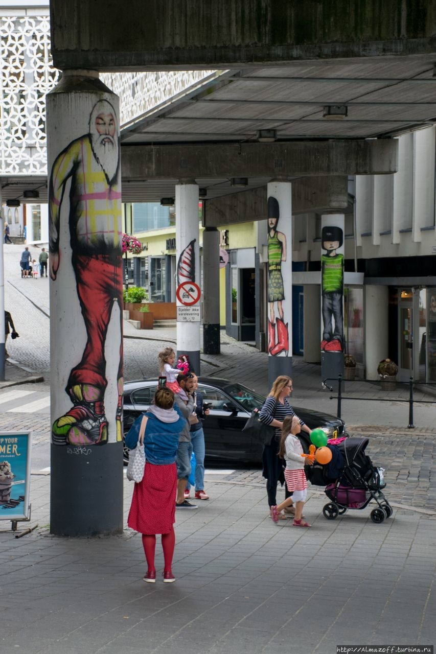 Новое уличное искусство в Ставангере и фестиваль NUART Ставангер, Норвегия