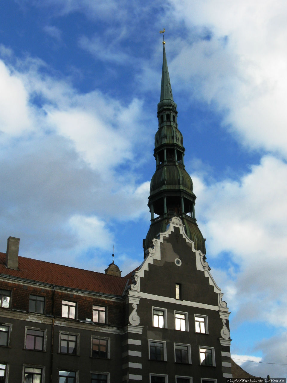 О церкви Святого Петра Рига, Латвия