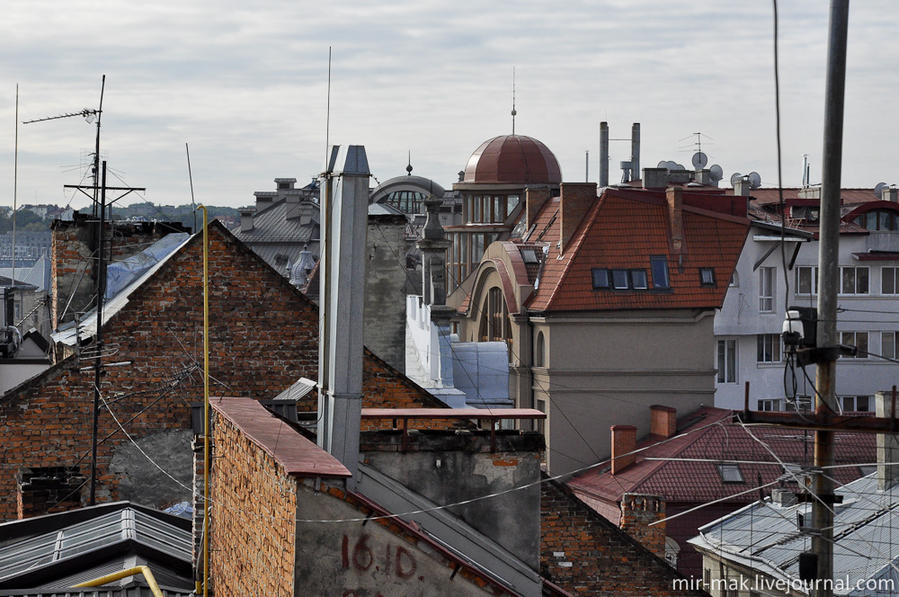 Львовские крыши Львов, Украина