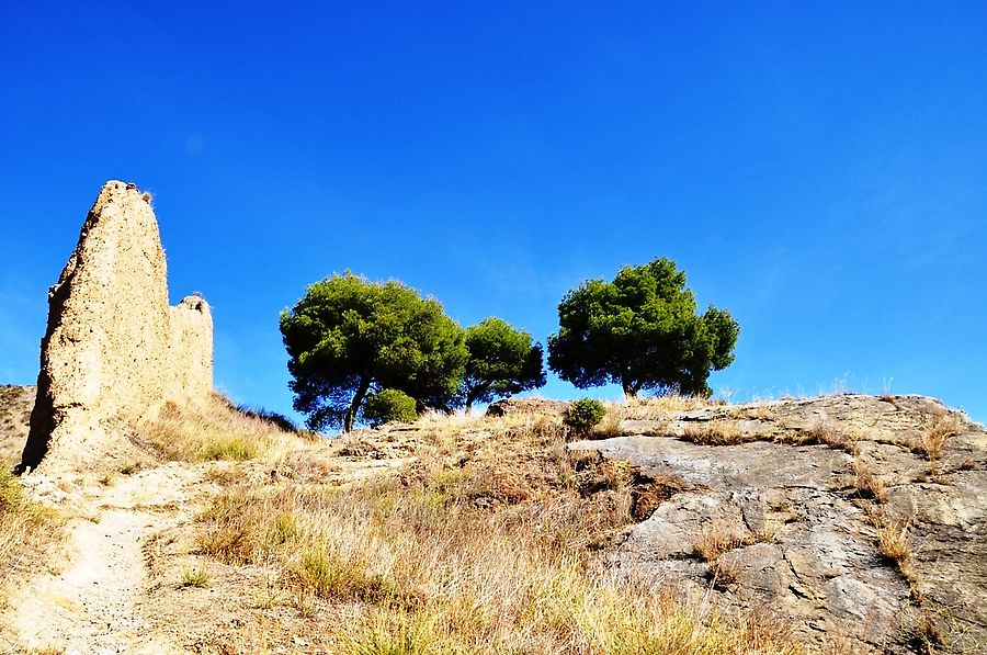 Смотровая площадка у развалин крепостной стены Дарока, Испания