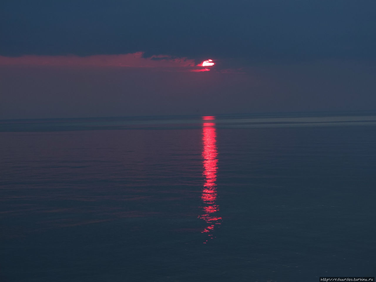 Ночь над морем и Светлогорском Светлогорск, Россия