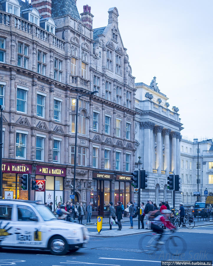 Синий час. CITY OF WESTMINSTER Лондон, Великобритания