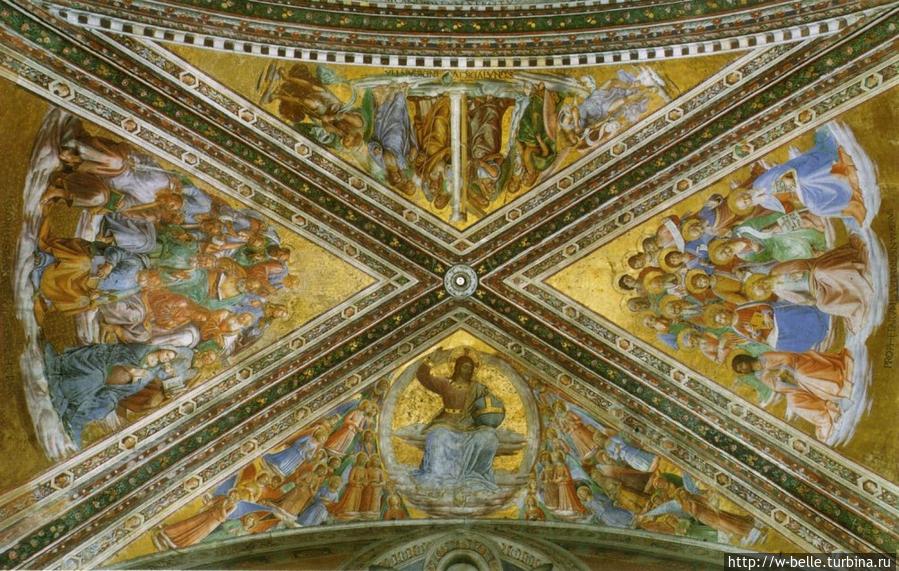 Потолочная фреска Фра Анжелико. Орвието, Италия