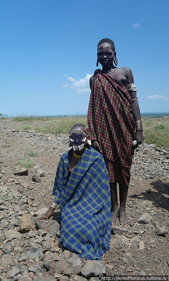 Этнография долины Омо: мурси. Контрольный выстрел Национальный парк Маго, Эфиопия