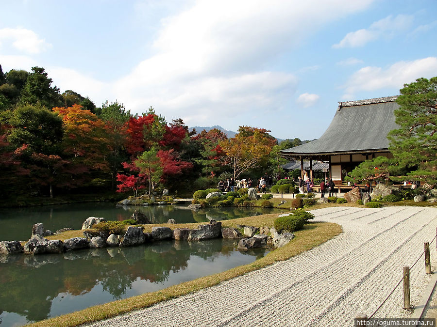 Часть сада храма Тенрюдзи. Япония