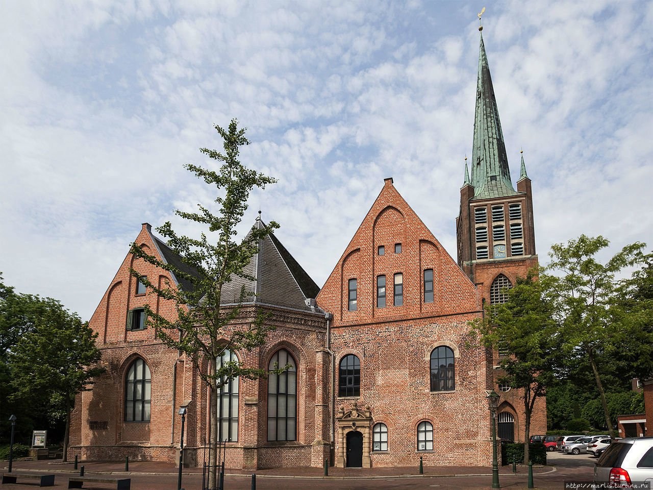 Большая церковь, теперь Библиотека реформации им. Johannes a Lasco. foto Internet Эмден, Германия