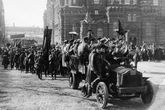 Первомайский парад на Красной площади в Москве в 1918 году. Фото: globallookpress.com