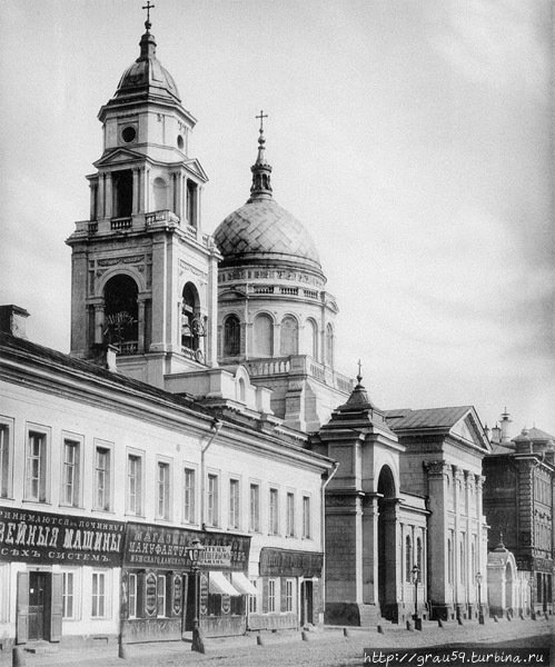 Вид церкви в 1882 году (и