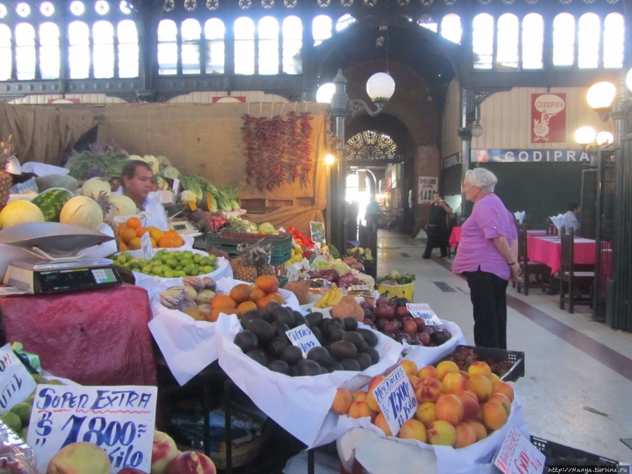 Центральный рынок Сантьяго, Чили