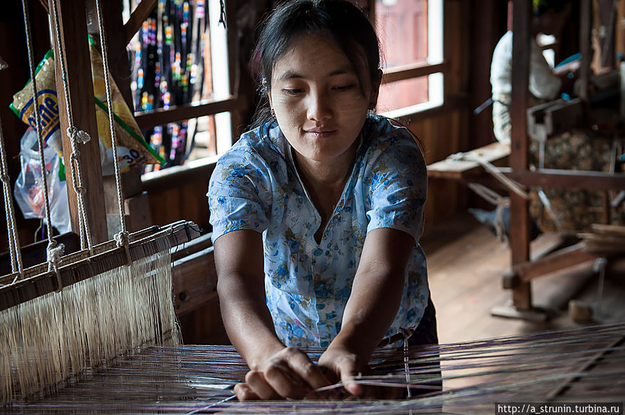 На озере Инле Озеро Инле, Мьянма