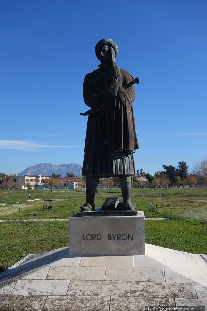 памятник Байрону Мессолонги, Греция